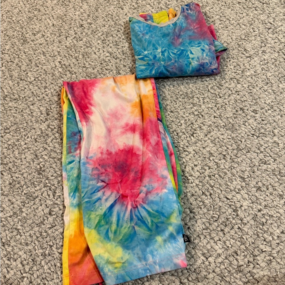Kids Tie-Dye Matching Set - Multicolor